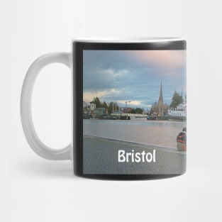 Two guys at Bristol Harbour England UK Mug